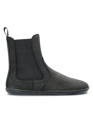 Groundies Skórzane buty "Camden" w kolorze antracytowym do chodzenia na boso rozmiar: 37