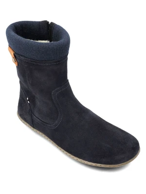 Groundies Skórzane buty "Iceland" w kolorze granatowym do chodzenia na boso rozmiar: 42