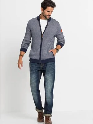 Gruby kardigan z czystej bawełny bonprix