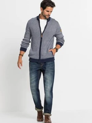 Gruby kardigan z czystej bawełny bonprix