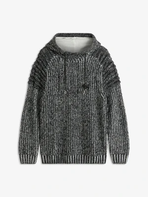 Gruby sweter o kroju regular fit BonPrix czarny