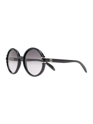 Gucci, Czarne okulary przeciwsłoneczne z oryginalnymi akcesoriami Black, female,