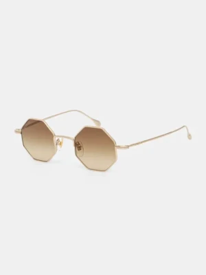 Gucci okulary kolor złoty GG1814S