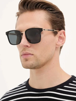 Gucci okulary męskie kolor czarny GG0563SKN