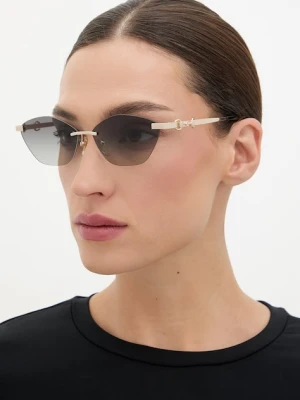 Gucci okulary przeciwsłoneczne damskie złoty