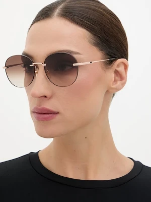 Gucci okulary przeciwsłoneczne damskie złoty