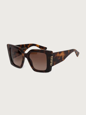Gucci okulary przeciwsłoneczne damskie brązowy