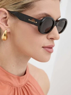 Zdjęcie produktu Gucci okulary przeciwsłoneczne damskie kolor brązowy