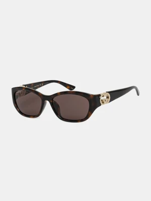 Gucci okulary przeciwsłoneczne damskie kolor brązowy GG1826SK