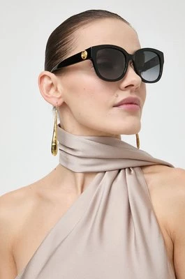 Gucci okulary przeciwsłoneczne damskie kolor czarny GG1409SK