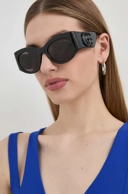 Gucci okulary przeciwsłoneczne damskie kolor czarny