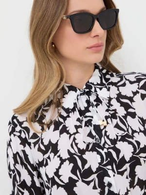 Gucci okulary przeciwsłoneczne damskie kolor czarny