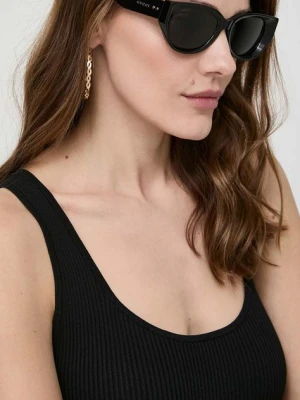 Gucci okulary przeciwsłoneczne damskie kolor czarny