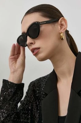 Gucci okulary przeciwsłoneczne damskie kolor czarny GG1170S