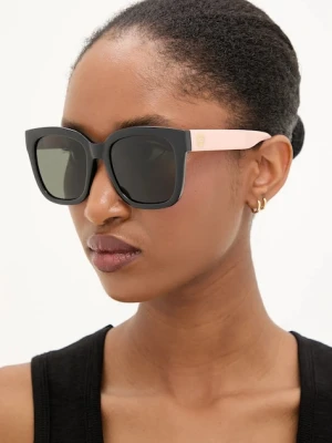 Gucci okulary przeciwsłoneczne damskie kolor czarny GG1338S