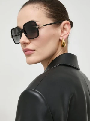 Gucci okulary przeciwsłoneczne damskie kolor czarny GG1449S