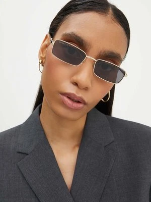 Gucci okulary przeciwsłoneczne damskie kolor czarny GG1600S