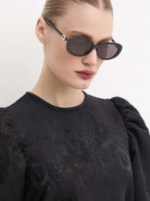 Gucci okulary przeciwsłoneczne damskie kolor czarny GG1684SA