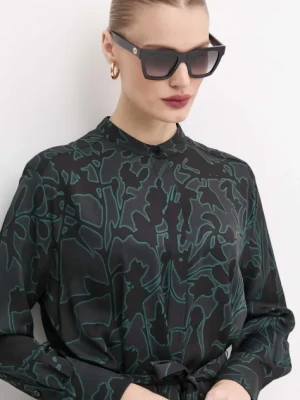 Gucci okulary przeciwsłoneczne damskie kolor czarny GG1714S