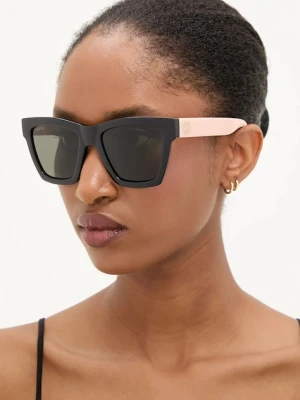 Gucci okulary przeciwsłoneczne damskie kolor czarny GG1714S