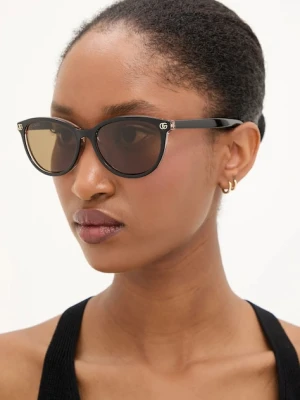 Gucci okulary przeciwsłoneczne damskie kolor czarny GG1818SK