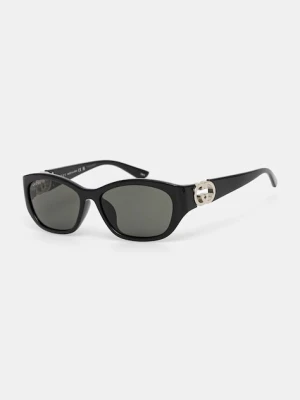 Gucci okulary przeciwsłoneczne damskie kolor czarny GG1826SK