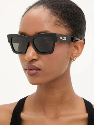 Gucci okulary przeciwsłoneczne damskie kolor czarny GG1835S