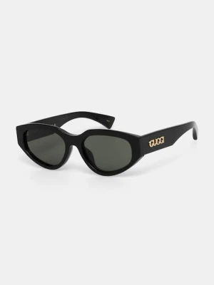 Gucci okulary przeciwsłoneczne damskie kolor czarny GG1845SA
