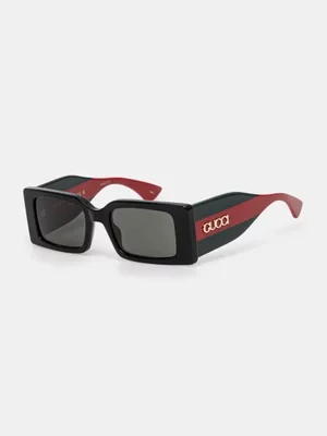 Gucci okulary przeciwsłoneczne damskie kolor czarny GG1860S