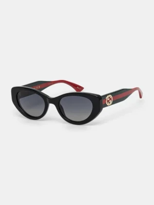 Gucci okulary przeciwsłoneczne damskie kolor czarny GG1862S