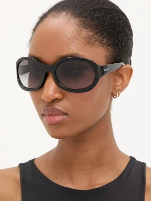 Gucci okulary przeciwsłoneczne damskie kolor czarny GG2012S