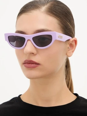 Gucci okulary przeciwsłoneczne damskie kolor fioletowy GG1834S