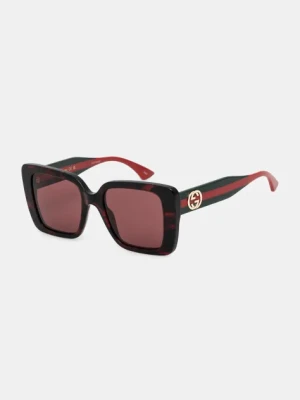 Gucci okulary przeciwsłoneczne damskie kolor pomarańczowy GG1861S