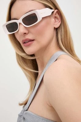 Gucci okulary przeciwsłoneczne damskie kolor różowy GG1528S
