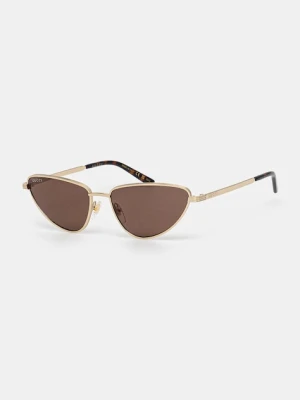 Gucci okulary przeciwsłoneczne damskie kolor złoty GG1879S