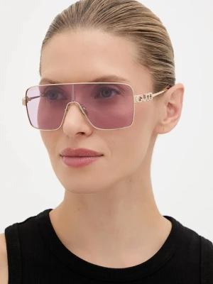 Gucci okulary przeciwsłoneczne damskie kolor złoty GG1936S