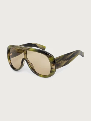 Gucci okulary przeciwsłoneczne damskie zielony