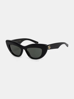 Gucci okulary przeciwsłoneczne kocie oczy damskie czarny
