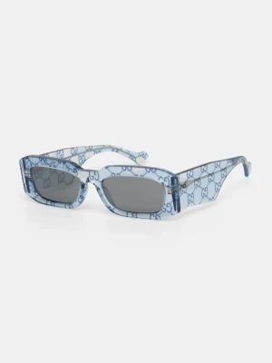 Gucci okulary przeciwsłoneczne kolor niebieski GG1426S