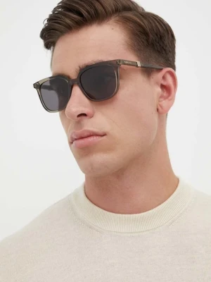 Gucci okulary przeciwsłoneczne męskie kolor brązowy GG1493S