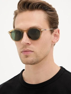 Gucci okulary przeciwsłoneczne męskie kolor brązowy GG1890S