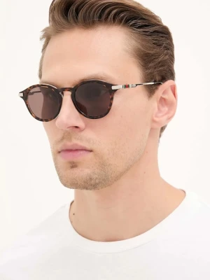 Gucci okulary przeciwsłoneczne męskie kolor brązowy GG1890S