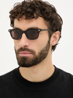 Gucci okulary przeciwsłoneczne męskie kolor brązowy GG1946S