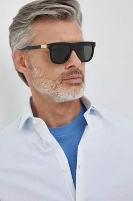 Gucci okulary przeciwsłoneczne męskie kolor czarny GG1502S