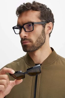 Gucci okulary przeciwsłoneczne męskie kolor czarny GG1543S