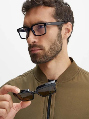 Gucci okulary przeciwsłoneczne męskie kolor czarny GG1543S
