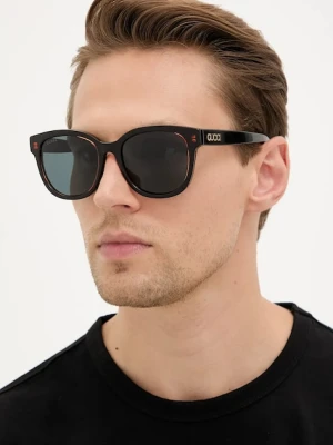Gucci okulary przeciwsłoneczne męskie kolor czarny GG1797SK