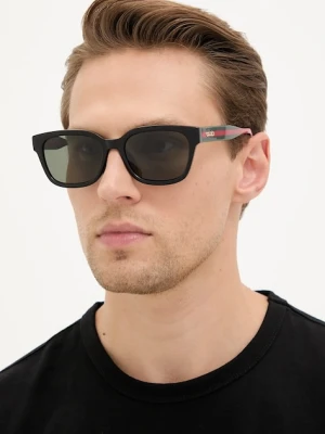Gucci okulary przeciwsłoneczne męskie kolor czarny GG1872SK