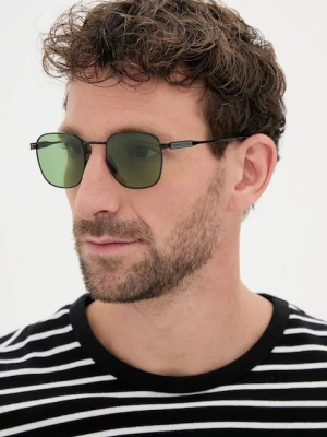 Gucci okulary przeciwsłoneczne męskie kolor czarny GG1876S