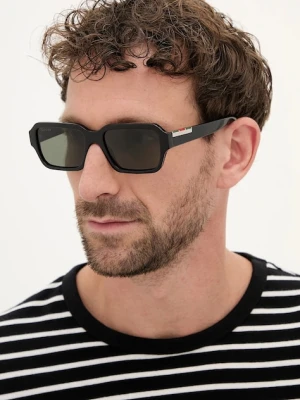Gucci okulary przeciwsłoneczne męskie kolor czarny GG1887S